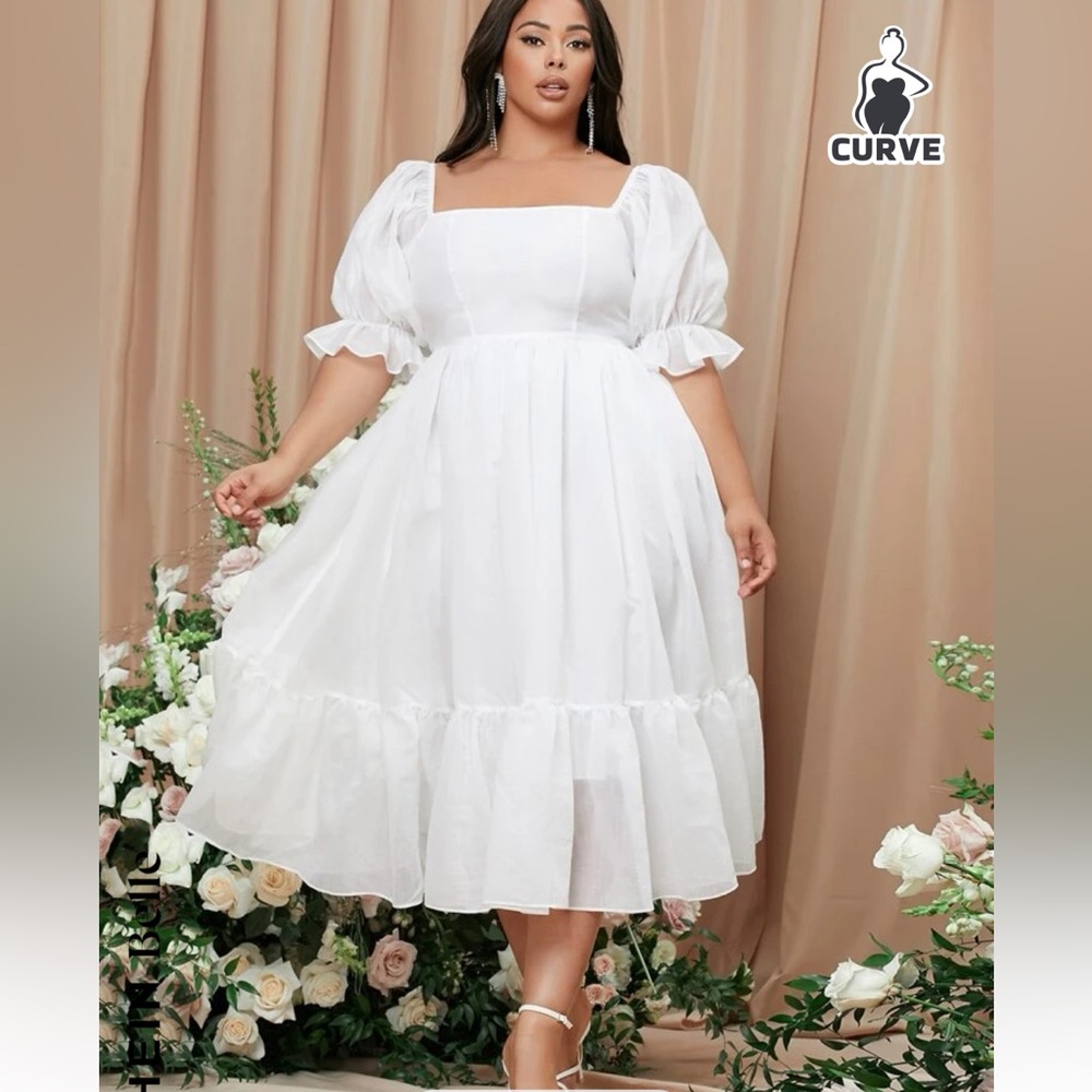 ✨Stunning White MilkMaid Wedding Dress ✨wedding, bridal, beautiful,